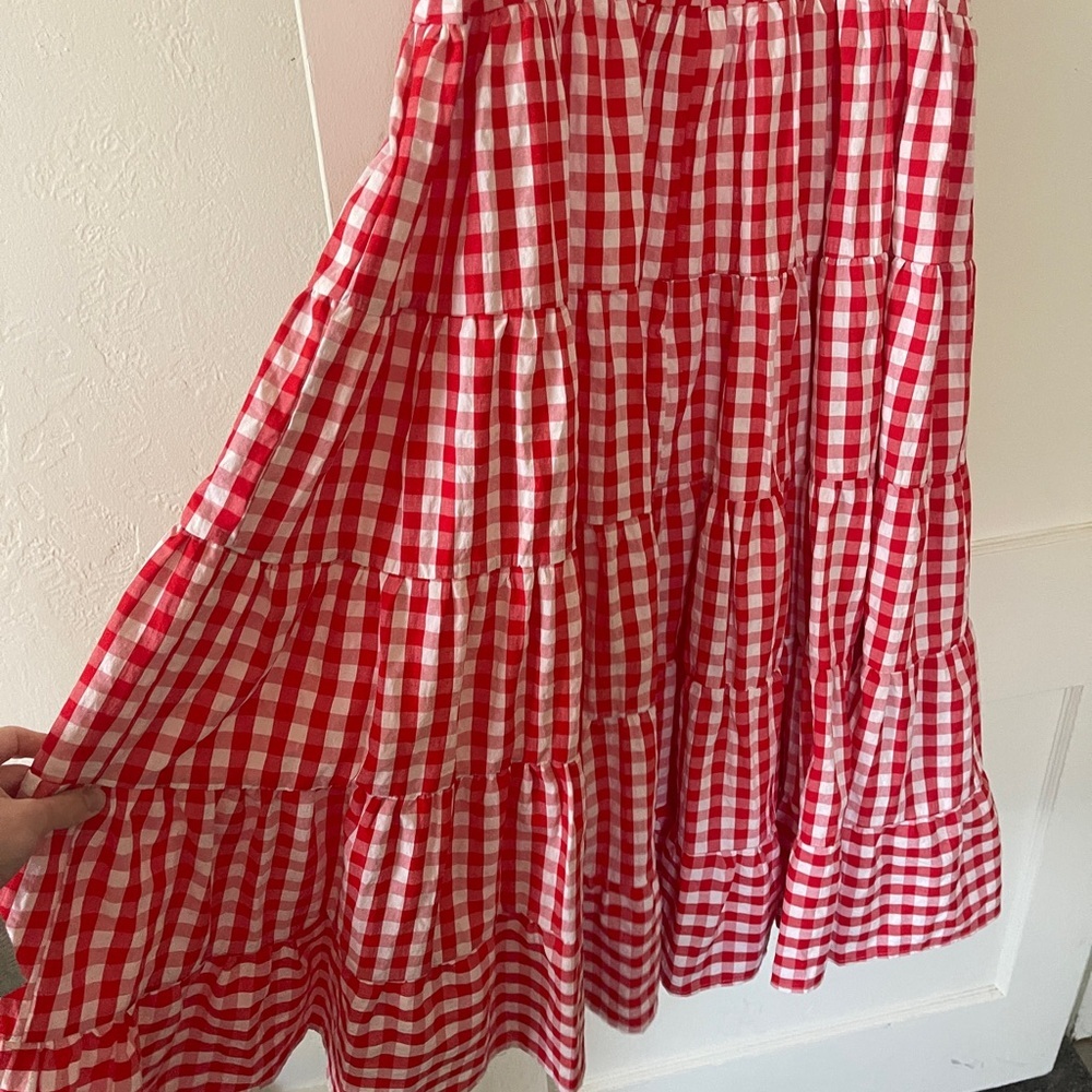 Sister Jane Love Note gingham midi dress size XS spring country cottagecore - Picture 8 of 15